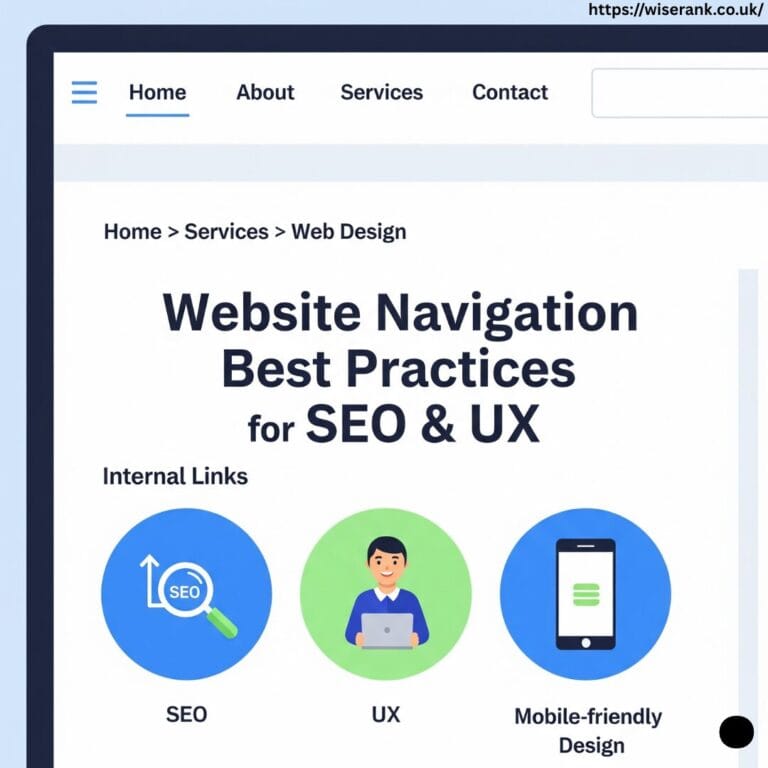 Website Navigation Homepage