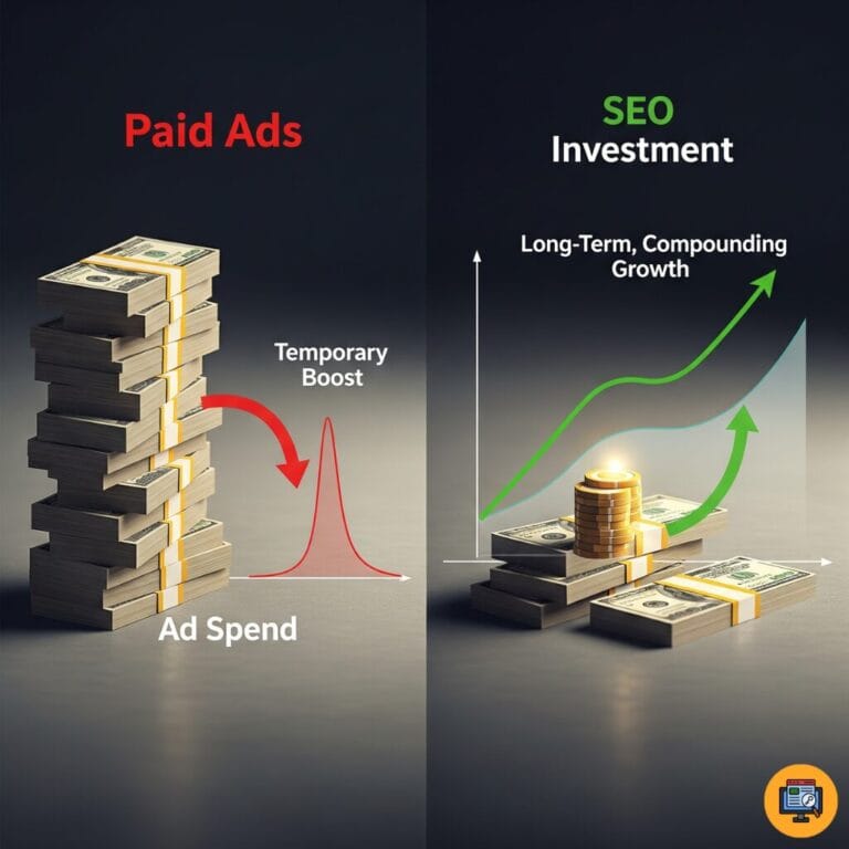 Seo is cheaper then spending alot of money on ads