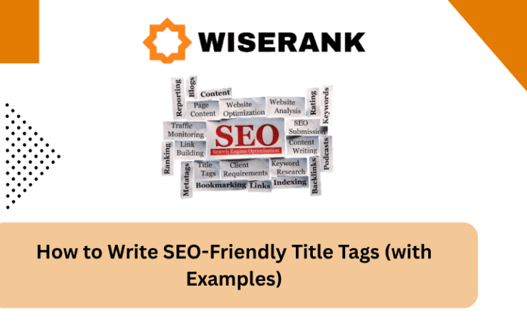 SEO-FRIENDLY TITTLE TAGS